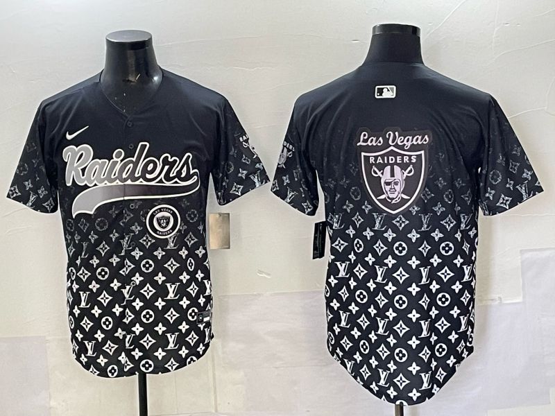Men 2025 Oakland Raiders Blank Black Nike Limited NFL Jersey 020